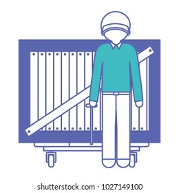 delivery container isolated icon