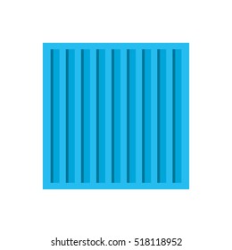 delivery container isolated icon vector illustration design
