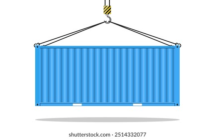 Lieferung Container Schiff Schifffahrt Lagerung, Fracht Vektorgrafik