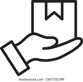 Delivery Courier icon vector image. Suitable for mobile application web application and print media.