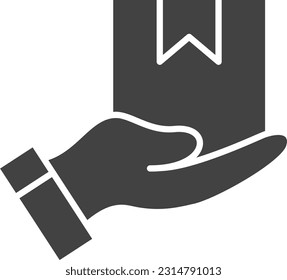 Imagen vectorial de icono del mensajero de entrega. Adecuado para aplicaciones web móviles y medios de impresión.