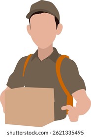 Delivery Courier illustration vector art