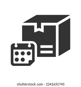 Delivery date icon, Vector Graphics