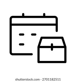 Delivery Date Professional Icon Pack for Shipping, Logistics, and Timely Order Tracking
