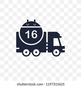 Delivery day transparent icon. Delivery day symbol design from Delivery and logistic collection.