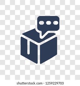 Delivery Delay icon. Trendy Delivery Delay logo concept on transparent background from Delivery and logistics collection