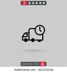 Delivery Delay Vector Icon