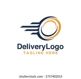 delivery design creative logo concept