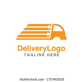 delivery design creative logo concept