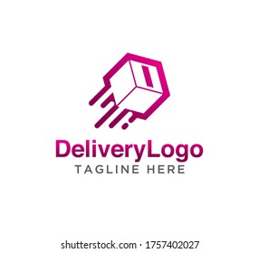 delivery design creative logo concept