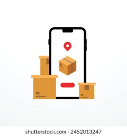 Delivery Design Flat Illustration Vector