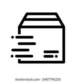 Delivery design icon isolated on white background.