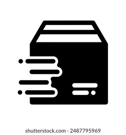 Icono de diseño de entrega en estilo plano de moda aislado sobre fondo blanco.