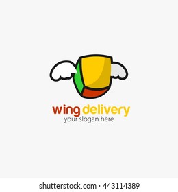 Delivery Design logo template vector illustration.