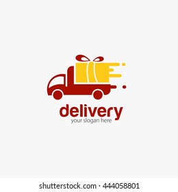 Delivery Design logo template vector illustration.