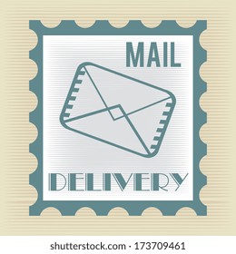 delivery design over beige background vector illustration
