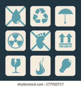 delivery design over blue  background vector illustration