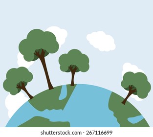 Delivery design over blue background, vector illustration