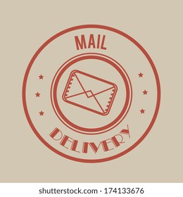 delivery design over gray background vector illustration