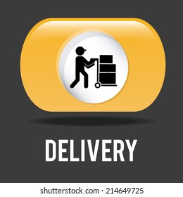 delivery design over gray  background vector illustration