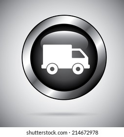 delivery design over gray background vector illustration