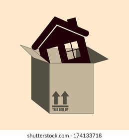 delivery design over pink background vector illustration