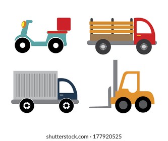 delivery design over  white background vector illustration