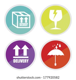 delivery design over white  background vector illustration
