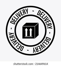 delivery design over white background vector illustration