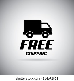 delivery design over white background vector illustration
