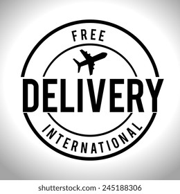 Delivery design over white background, vector illustration.