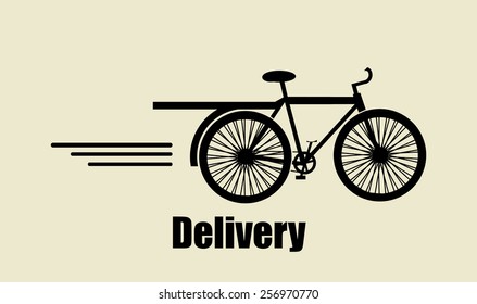 Delivery design over white background, vector illustration.