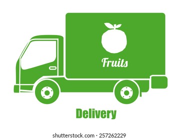 Delivery design over white background, vector illustration.