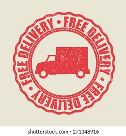 Delivery design over white background, vector illustration.