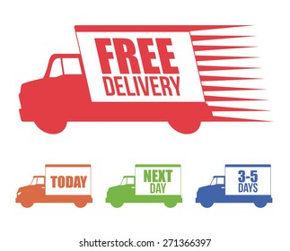 Delivery design over white background, vector illustration.