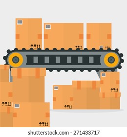 Delivery design over white background, vector illustration.