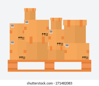 Delivery design over white background, vector illustration.