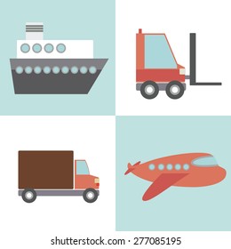 Delivery design over white background, vector illustration