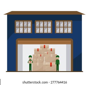 Delivery design over white background, vector illustration