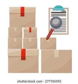 Delivery design over white background, vector illustration