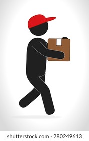 Delivery design over white background, vector illustration.