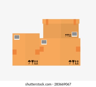 Delivery design over white background, vector illustration