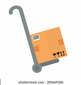 Delivery design over white background, vector illustration