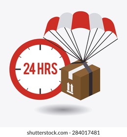 Delivery design over white background, vector illustration.