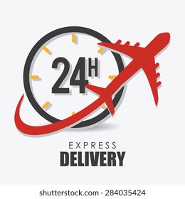 Delivery design over white background, vector illustration.