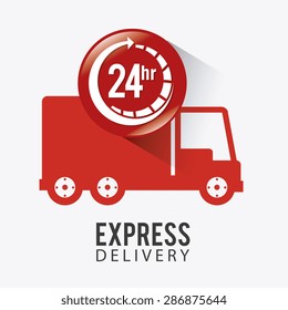 Delivery design over white background, vector illustration.