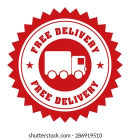 Delivery design over white background, vector illustration.