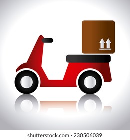 Delivery design over white background,vector illustration