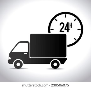 Delivery design over white background,vector illustration