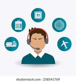 Delivery design over white background,vector illustration.